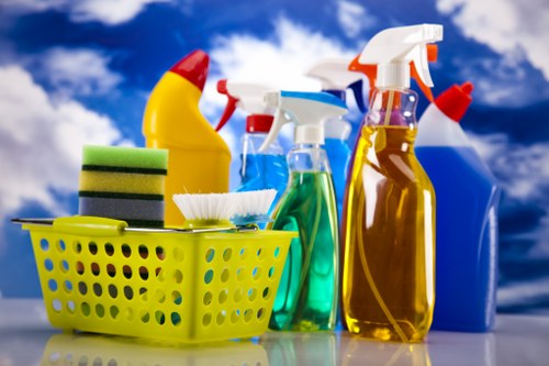 Local cleaners carrying out a detailed deep clean in a Kingston upon Thames property