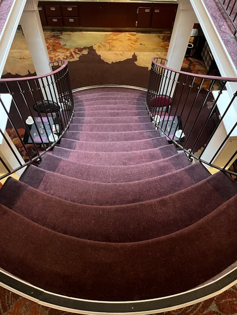 Interior view of the Rose Theatre Kingston auditorium showing rows of black and red upholstered seats arranged in a curved pattern on a wooden floor. The seats are clean and well-maintained with no visible dust or stains, illuminated by ambient lighting that highlights the sleek fabric upholstery. The photograph captures the seating area before or after a cleaning session by [COMPANY_NAME], emphasizing surface and upholstery cleaning in a venue used for performances and events, aligning with the service category of professional cleaning and deep sanitisation for theatrical spaces. The room's layout and materials reflect a commercial setting dedicated to maintaining hygiene and visual appeal.